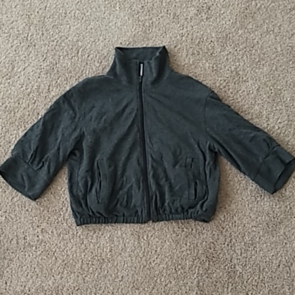 Joan Bass gray fully lined jacket size 0